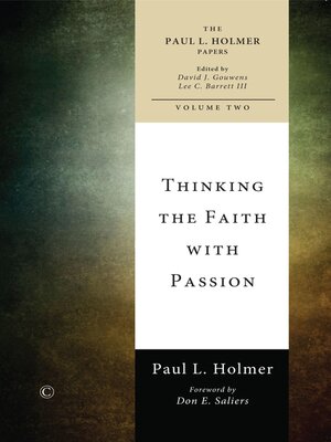 cover image of Thinking the Faith with Passion